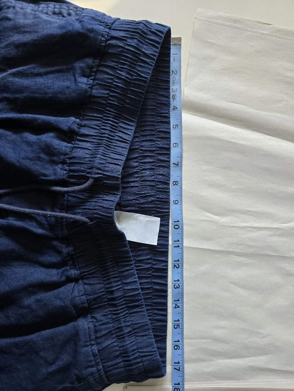 Quince European Linen Wide-Leg Pants Deep Navy XL